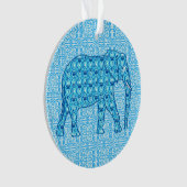 Fleur de lotus éléphant - turquoise (devant)
