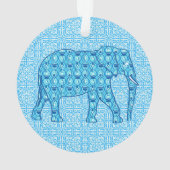 Fleur de lotus éléphant - turquoise (dos)