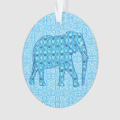 Fleur de lotus éléphant - turquoise (devant)