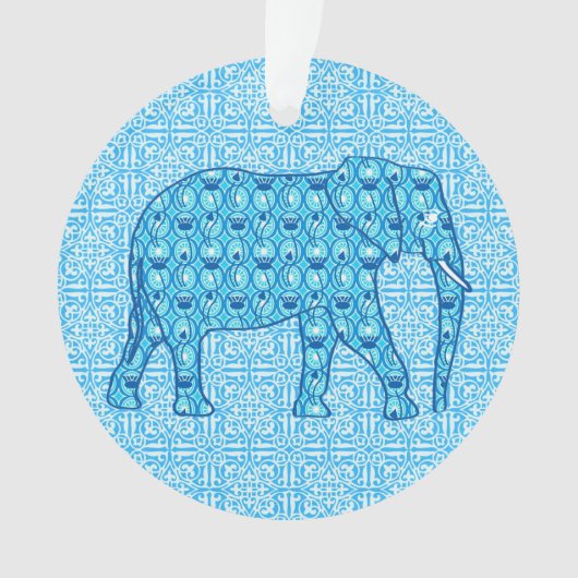 Fleur de lotus éléphant - turquoise (devant)