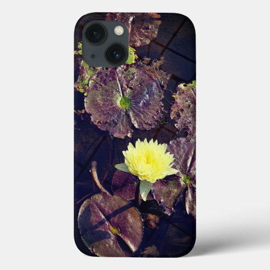 fleur de lotus en automne iPhone / coque ipad (Verso)