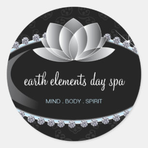 Fleur de Lotus et autocollant chics de spa de jour