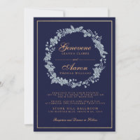 Fleur de lune | Faire-part de mariage profonde de