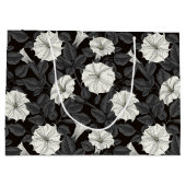 Fleur de lune Grand sac cadeau (Dos)