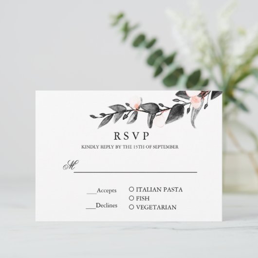 Fleur de lune | MARIAGE RSVP REPAS SÉLECTION (Debout devant)