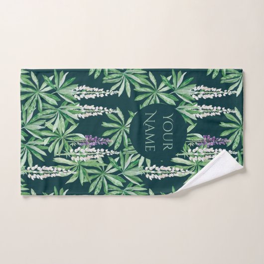 Fleur de lupin (Serviette à main)