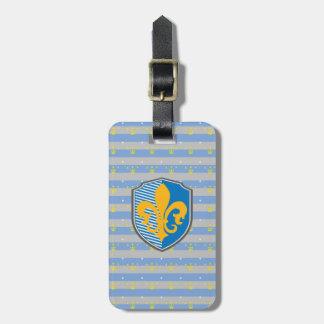 fleur de lys bagagelabel