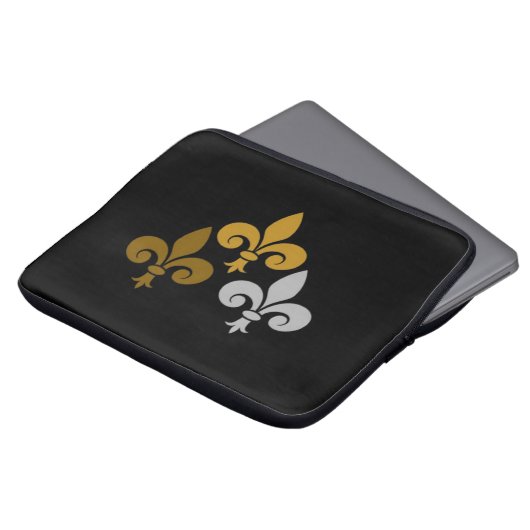 Fleur de Lys Electronics Bag Laptop Sleeve (Voorkant top)