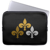 Fleur de Lys Electronics Bag Laptop Sleeve (Voorkant)