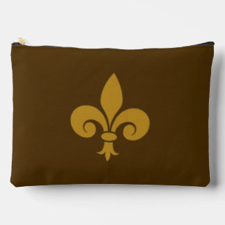 Fleur de Lys Large Accessory Pouch Etui