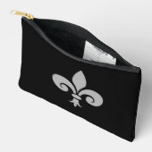 Fleur de Lys Small Accessory Pouch Etui (Open)