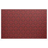 Fleur-de-lys Tiled Pattern Red Stof (Fat Quarter)