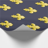 Fleur de Lys — Verpakkingspapier Cadeaupapier (Hoek)