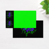 fleur de lys violet sur noir (Bureau)