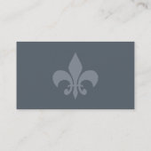 fleur de lys visitekaartje (Achterkant)