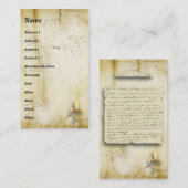 Fleur-de-Lys Visitekaartje (Voorkant / Achterkant)