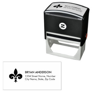 FLEUR DE LYS ZELFINKTENDE STEMPEL