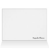 Fleur de Magnolia sur fond noir (Intérieur Horizontal (Haut))