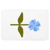 Fleur de marguerite Joli Blue Premium Magnet (Horizontal)