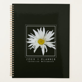 Fleur de Marguerite Personnalisée Noire