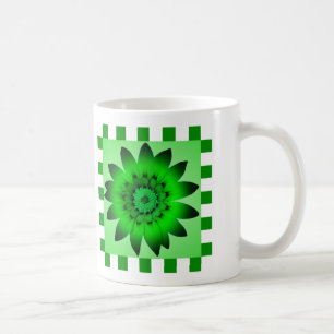 Fleur de marguerite verte, Grandes Motifs - Mug