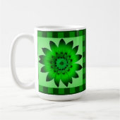 Fleur de marguerite verte, Grandes Motifs - Mug (Gauche)