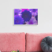 Fleur de marguerite violet toile murale Imprimer (Insitu(Salon))