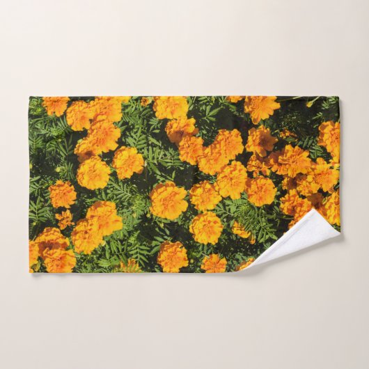 Fleur de Marigold (Serviette à main)