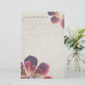 Fleur de mer du Tibet | papeterie personnalisée (Debout devant)