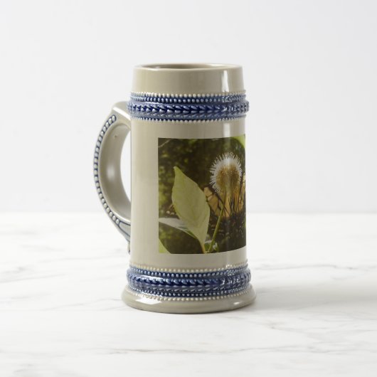 Fleur de Monarque Jaune Mug de Stein (Devant gauche)