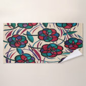 Fleur de mosaïque (Serviette de bain)