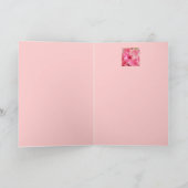 Fleur de naissance d'août - carte de note de (Intérieur)