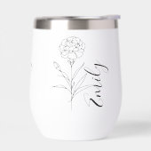 Fleur de naissance de l'oeillet de janvier personn (Gauche)