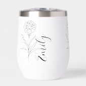 Fleur de naissance de l'oeillet de janvier personn (Avant)