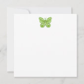 Fleur de naissance et Carte d'Août Gem (Dos)