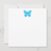 Fleur de naissance et Gem Décembre Carte Birdcage (Dos)