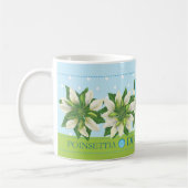 Fleur de naissance et Gem Décembre Mug classique (Gauche)