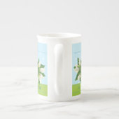 Fleur de naissance et Gem Décembre Os Chine Mug (Dos)