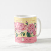 Fleur de naissance et Gem Juin Mug classique (Devant droit)