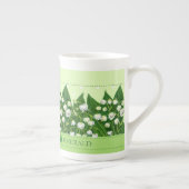 Fleur de naissance et Gem mai os China Mug (Droite)