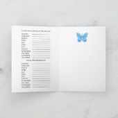 Fleur de naissance et Gem mars Carte de jeu (Intérieur)
