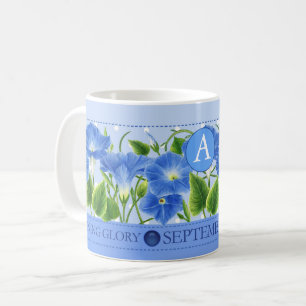 Fleur de naissance et Gem Septembre Mug classique
