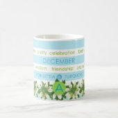 Fleur de naissance et Gem Strig Mug Décembre (Centre)