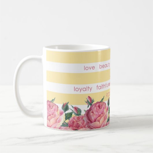 Fleur de naissance et Gem Strig Mug Juin (Gauche)