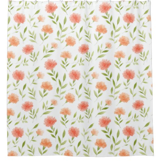 Fleur de naissance Jan Carnation Douche rideau (Devant)