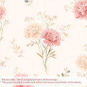 Fleur de naissance Jan Carnation Douche rideau