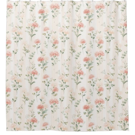 Fleur de naissance Jan Carnation Douche rideau (Devant)