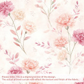 Fleur de Naissance Jan Œillet Rideau de Douche
