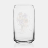 Fleur de naissance personnalisée d'octobre avec no (Verso)