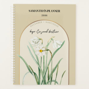 Fleur de naissance personnalisée Mois Décembre Nar